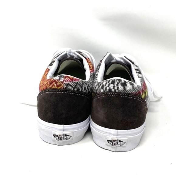 VANS Old Skool Fair Isle Low Brown Multi Men’s Canvas Suede Sneakers VN0A5JMIBF0 - Picture 9 of 10
